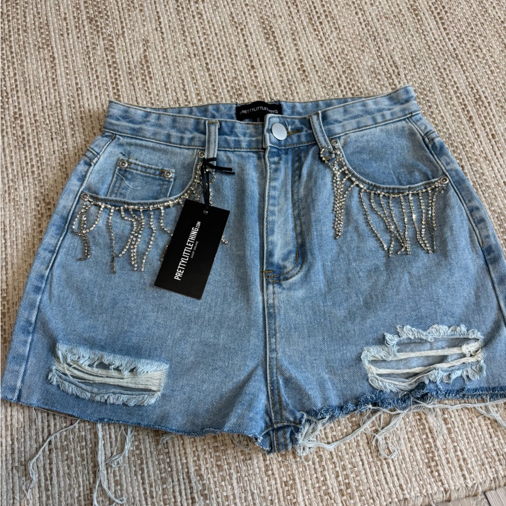 Rhinestone shorts